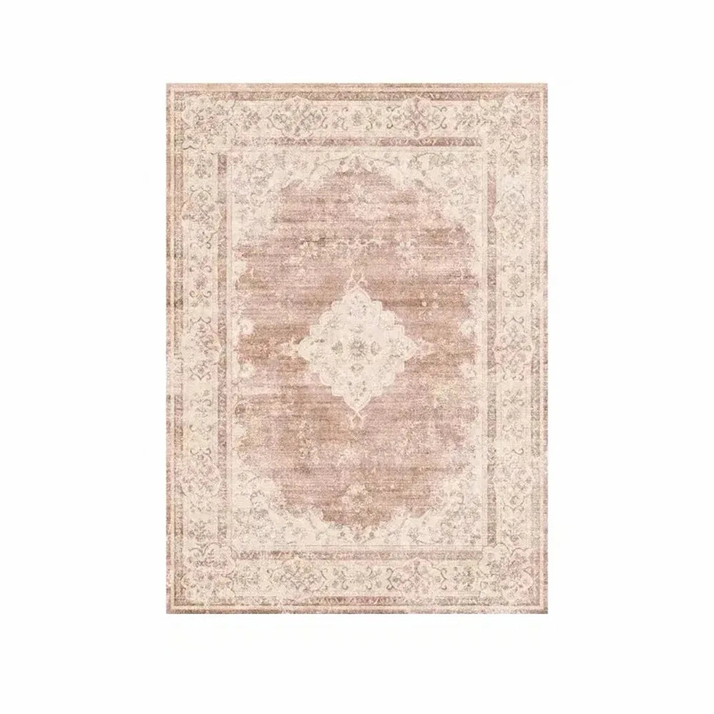 Navak Carpet MBG23Exclusive Picks Bohemian Faux Wool Rug - Ultradünner, schmutzabweisender, rutschfester Teppich für Arbeitszimmer und Wohnzimmer, weiche Bodenmatte4Fb&amp;