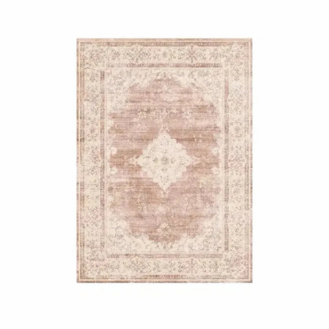 Navak Carpet MBG23Exclusive Picks Bohemian Faux Wool Rug - Ultradünner, schmutzabweisender, rutschfester Teppich für Arbeitszimmer und Wohnzimmer, weiche Bodenmatte4Fb&amp;