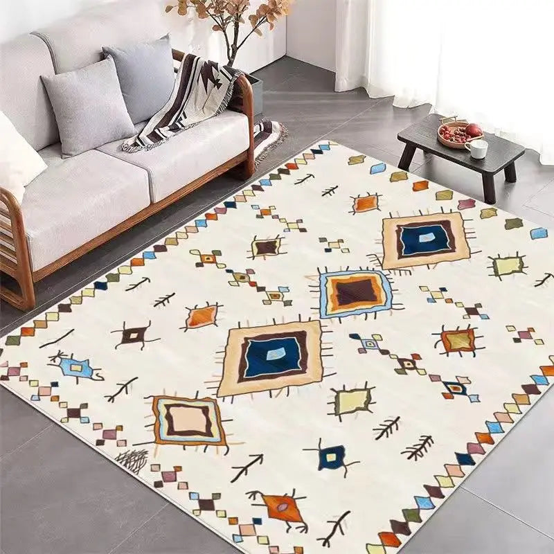 Navak Carpet Bohemian Persian Style Carpets for Living Room Morocco Bedroom Decor Carpet Large Area Rugs Lounge Rug Home Non-slip Floor Mat