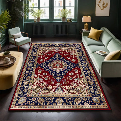 Navak Carpet Classical Persian Carpet in The Living Room Decoration Bedroom Soft Mat Bedside Non-slip Easy Clean Lounge Rug Entrance Door Mat