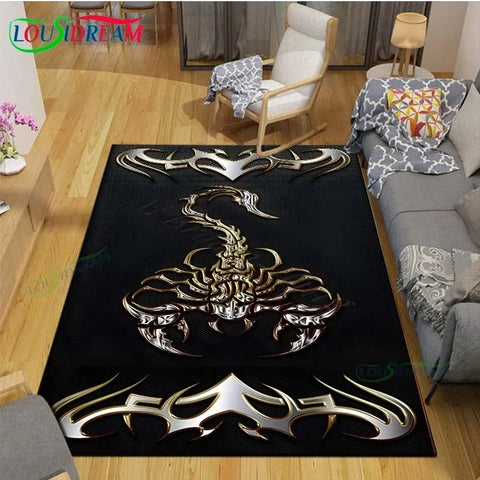 Navak Teppich, wunderschönes Sternbild Skorpion, Teppich für Wohnzimmer, Schlafzimmer, Nachttischmatte, modische Bodenmatte, Bereichsteppich, Fußmatte, Schlafzimmerdekoration