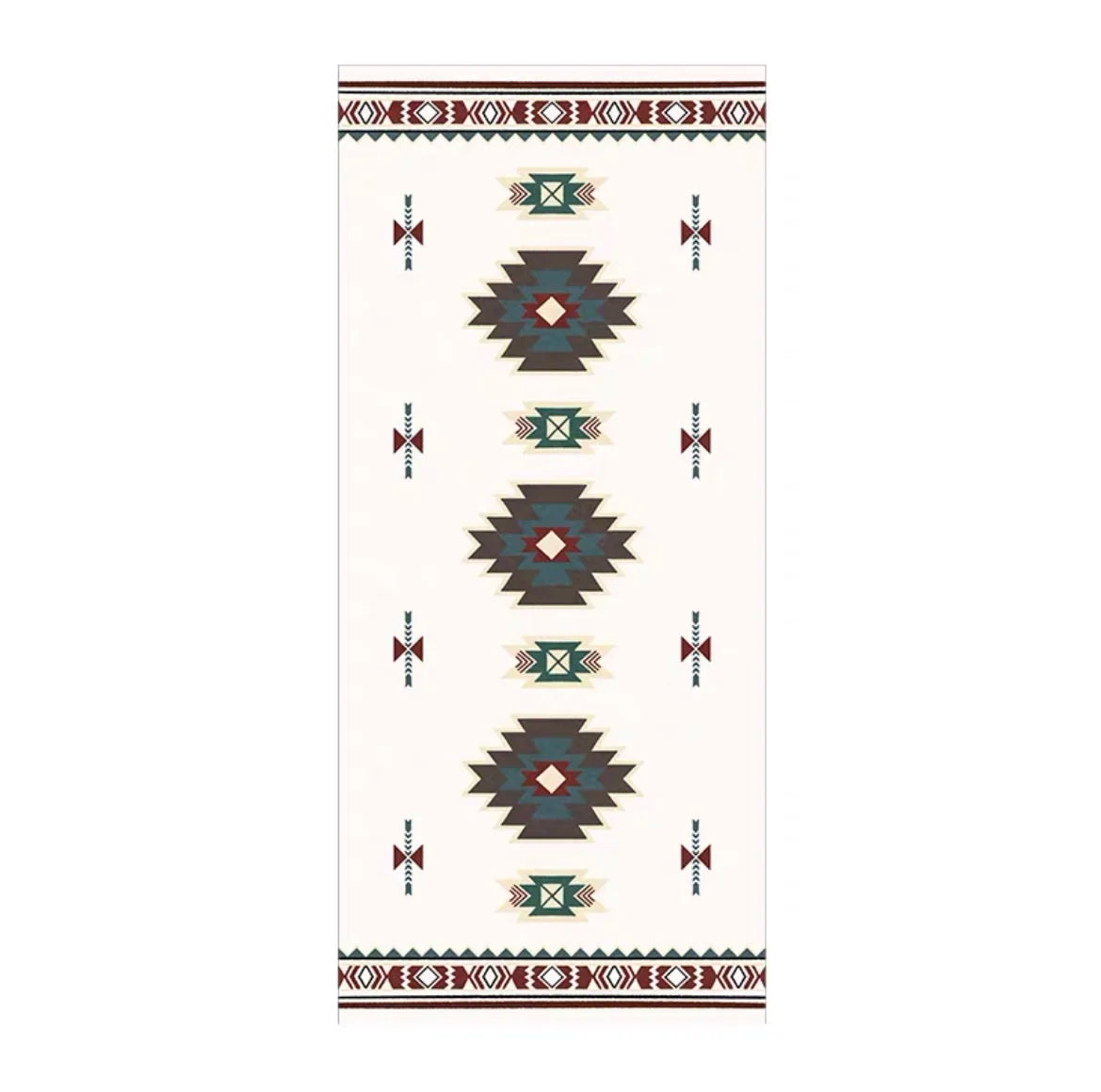Navak Carpet Exclusive Picks Nordischer Bohemian-Teppich, hochwertige Nachttischdecke fürs Schlafzimmer, leichte, luxuriöse Anti-Rutsch-Matte fürs Wohnzimmer, Heimdekoration