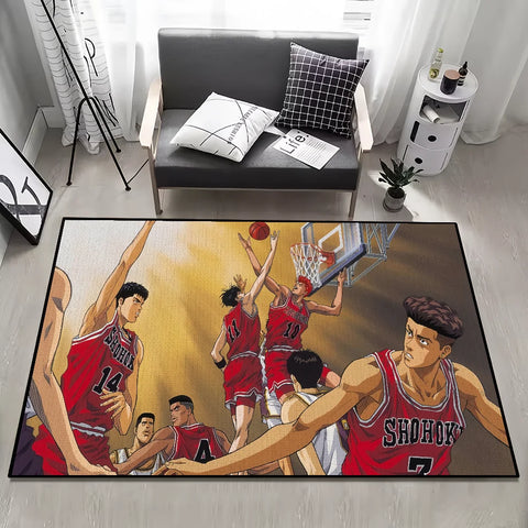 Navak Teppich kleiner Dunk Teppich Anti-Rutsch Küche Schlafzimmer Handgemacht Anime Tufted Teppich Teppich Slam Wohnzimmer Eingang Dekoration