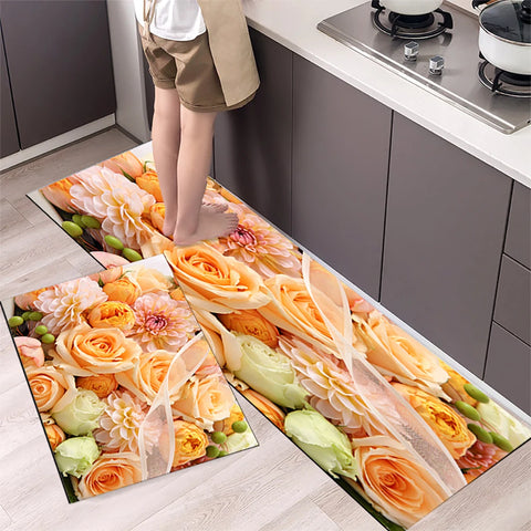 Navak Teppich Küchenmatte Teppich für Boden Hauseingang Fußmatte Schlafzimmer Wohnzimmer Dekor Nachttisch Teppich Flur Balkon Badezimmer Anti-Rutsch-Matte