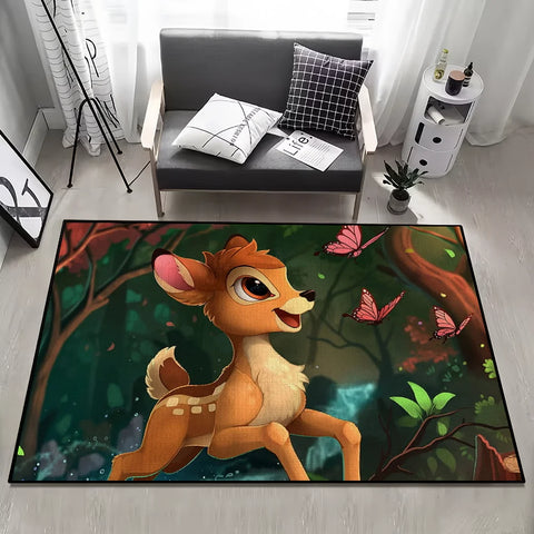 Navak Carpet Door bambi Disney Mat Anti-Slip Kitchen Bedroom Handmade Tufted Rug Carpet Living Room Daily Picks Entrance Decoration