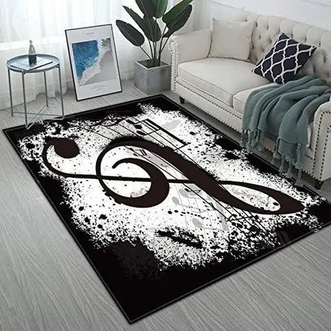 Navak Carpet Teppich mit wunderschönem Sonnenblumen- und blauem Schmetterlingsmuster, moderner rutschfester Flanell-Mikrofaser-Bodenmattenteppich,