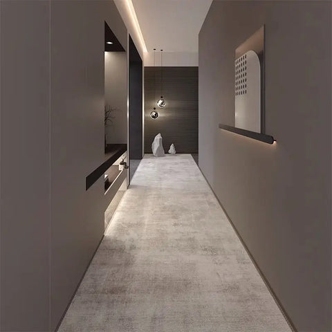 Navak Teppich Modern Fashion Langer Streifen Flurteppich Heimdekoration Hotel Flurteppich Waschbar Villa Treppenläufer Matten Anpassbar ﻿