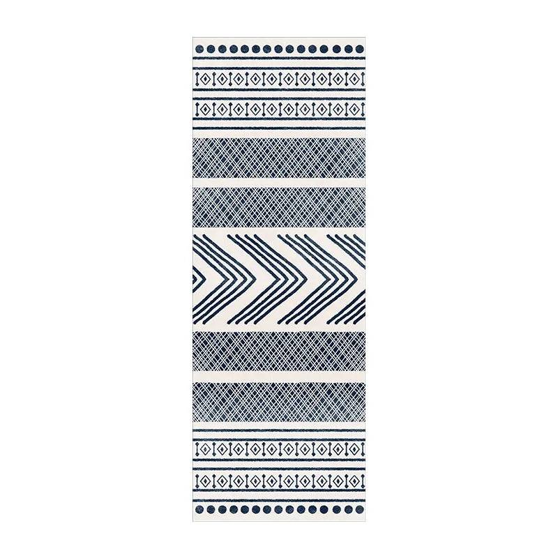 Navak Teppichläufer Teppich für Schlafzimmer Nachttisch-Fußmatten Langer Korridorteppich Flurteppiche Faltbare maschinenwaschbare Matte 카펫 Tapis De Chambre