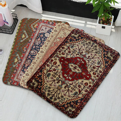Navak Teppich Boho Perserteppich Muster Küchenmatte rutschfeste Waschküchenmatte Wäschedekor Balkon Kind Wohnzimmer Moderne Wohnkultur