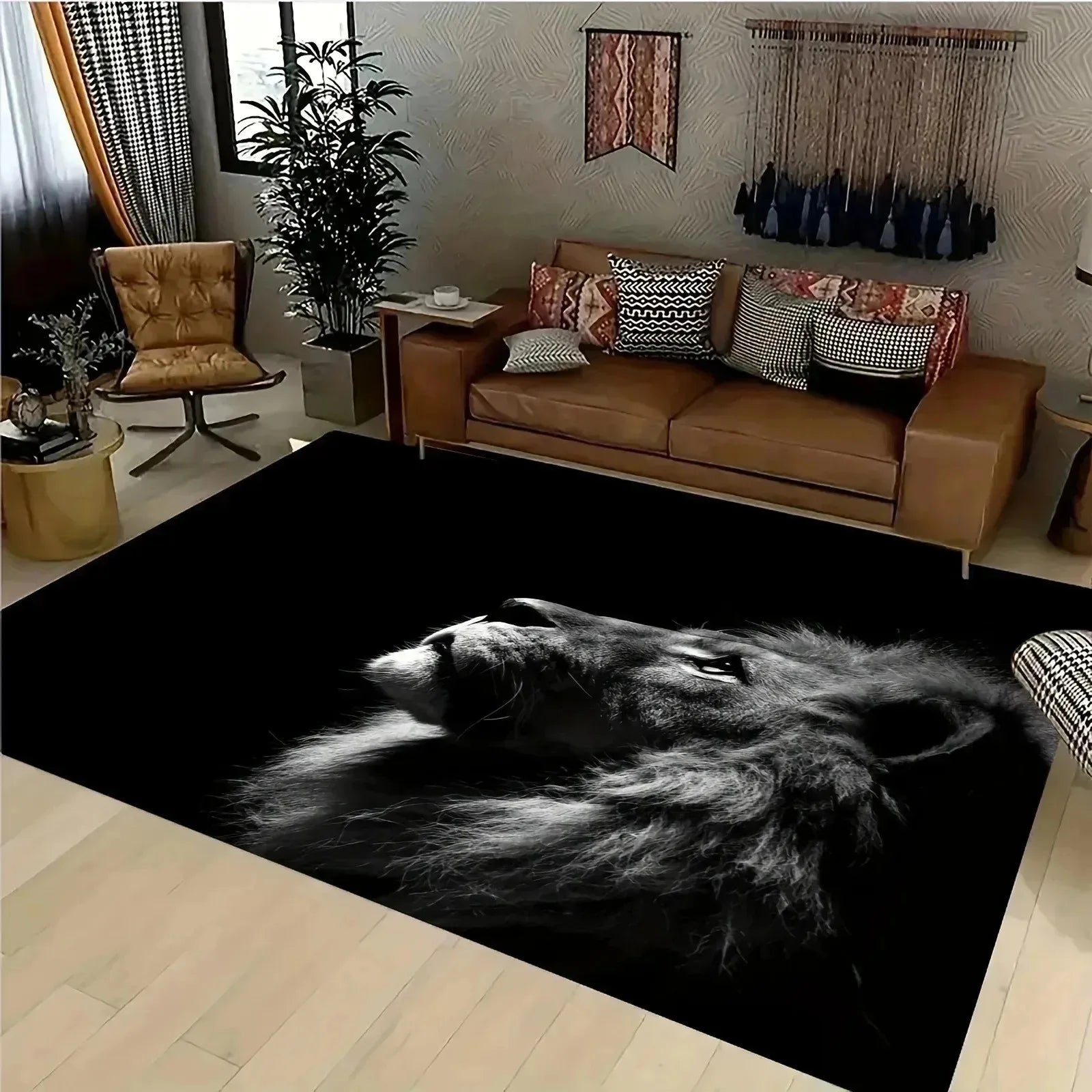 Navak Carpet 1 Stück Küchenteppich mit Milu-Hirschmuster, rutschfeste Fußmatten für Zuhause, Pop-Design, Badezimmerteppich, Badematte, Teppich für Zuhause, Waschbecken, Wäschedekor