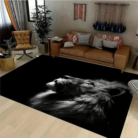 Navak Carpet 1 Stück Küchenteppich mit Milu-Hirschmuster, rutschfeste Fußmatten für Zuhause, Pop-Design, Badezimmerteppich, Badematte, Teppich für Zuhause, Waschbecken, Wäschedekor