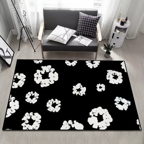 Navak Teppich, klein, T-Tears-Teppich, rutschfest, für Küche, Schlafzimmer, modisch, D-Denim, handgefertigt, getufteter Teppich, luxuriöse Dekoration für Wohnzimmer und Eingang