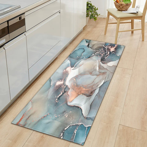 Navak Teppich Küche Bad Fußmatte Zuhause Wohnzimmer Balkon Schlafzimmer Nachttisch Bodendekor Langer Teppich Haus Flur Eingangstür Anti-Rutsch-Teppich