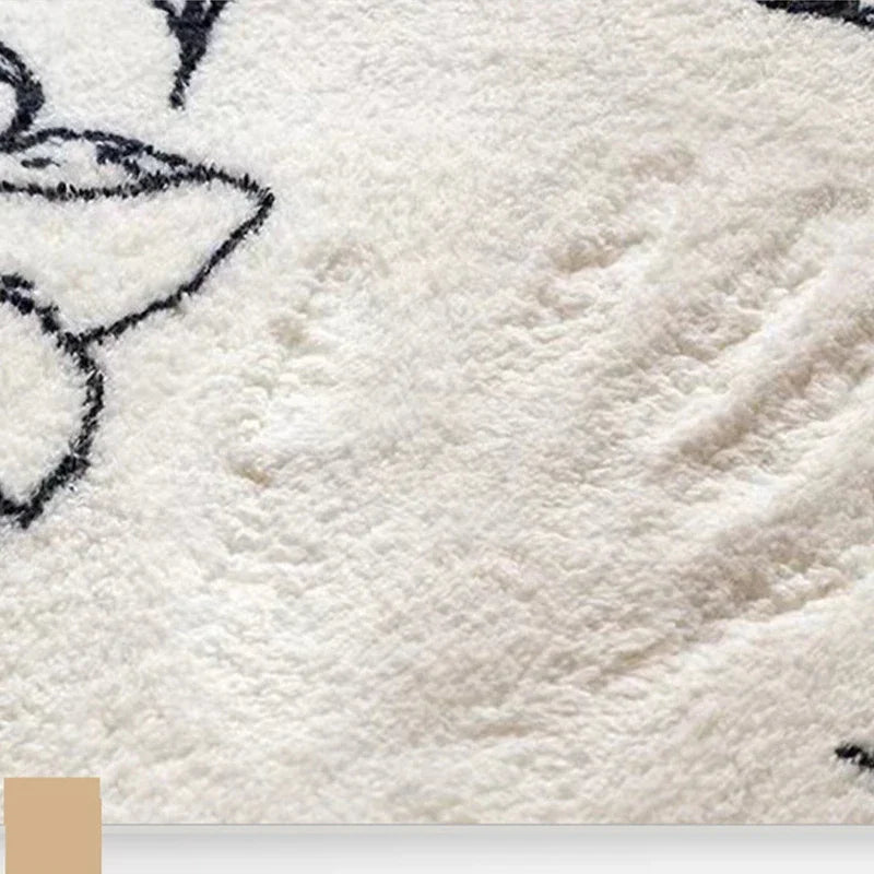 Navak Carpet Ins Style Badematten Rutschfeste, schmutzabweisende Teppiche Wohnzimmer Schlafzimmer Teppiche Saugfähige Kaschmirmatten