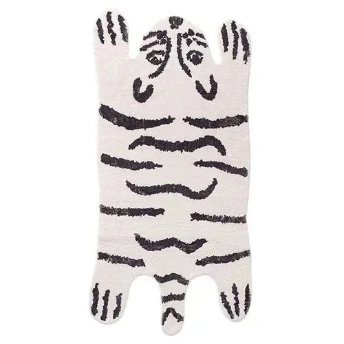 Navak Teppich Teppich für Wohnzimmer Tiger Leopard Print Plüsch Schlafzimmer Nacht Matten Hause Dekoration Cartoon Flauschigen Teppiche Ковер Tapis Tapete 러그