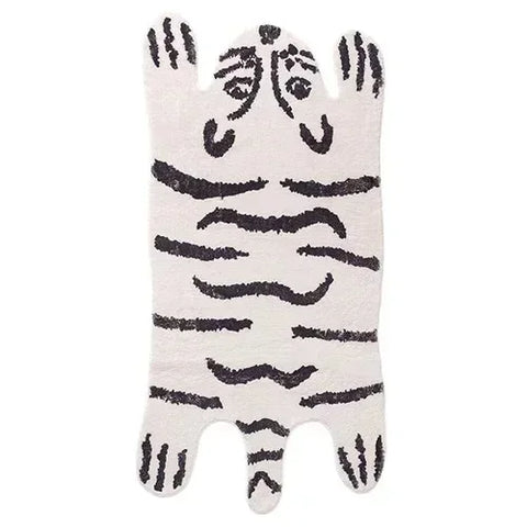 Navak Teppich Teppich für Wohnzimmer Tiger Leopard Print Plüsch Schlafzimmer Nacht Matten Hause Dekoration Cartoon Flauschigen Teppiche Ковер Tapis Tapete 러그