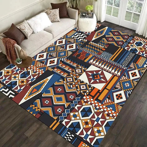 Navak Carpet Nordic Moroccan Carpet Bedroom Living Room Dirt Resistant Carpet Bohemian National Style Home Decor Washroom Floor Mat