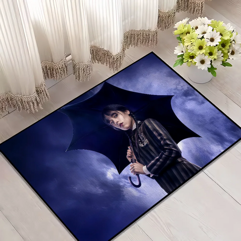 Navak Teppich Horrorfilm W-WedgesdayS-2 kleiner Teppich Teppich Wohnkultur Schlafzimmer Matte Flur Balkon Teppich Eingang Fußmatte Dekoration