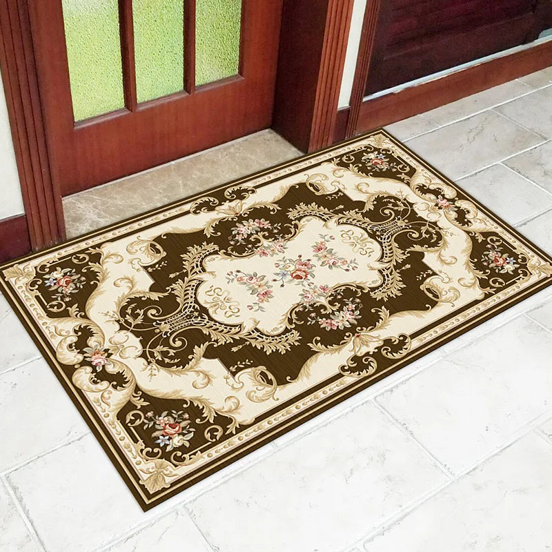 Navak Carpet Exclusive Picks Bohemian Crystal Velvet Teppich Wohnzimmer rutschfester Couchtischbereich Teppich Büro Hotel Bodenmatte Veranda Lobby Türmatte