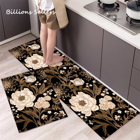 Navak Teppich Saugfähiger Küchenteppich Rutschfeste Bodenmatte Absorbiert Öl Küche Langer Bereich Teppich Schlafzimmer Teppich Eingang Fußmatte Home Decor Zimmer Tapis