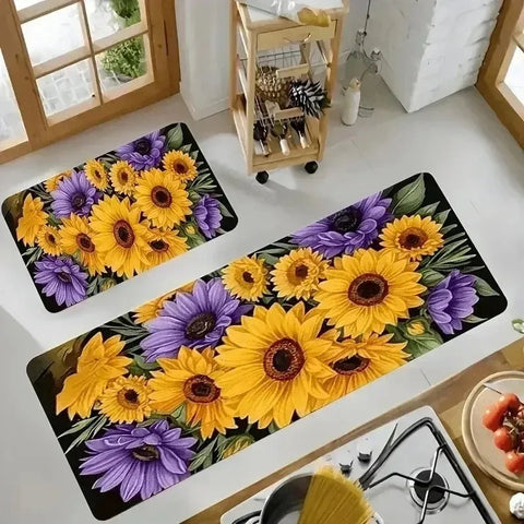 Navak Carpet 1PC Küchenteppich mit Charaktermuster, rutschfeste Fußmatten für Zuhause, Pop-Design, Badezimmerteppiche, Badematte, Teppich für Waschbecken, Wäschedekor