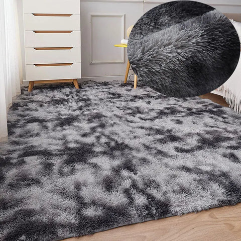 Navak Carpet Superweicher Shaggy-Teppich für Wohnzimmer, Schlafzimmer, flauschiger Plüsch-Teppich für den Innenbereich, pelzige Fußmatten für Kinder, Kinderzimmer, Mädchen, rosa Teppich