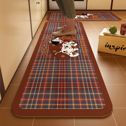 Navak Carpet Exclusive Picks Budding Diatomite Carpet Scandinavian Style Non-Slip Water-Absorbent Mute Kitchen Breakfast Area Home Decoration