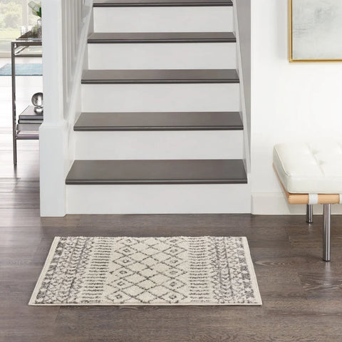 Navak Carpet Passion Area-Teppich, modernes skandinavisches geometrisches Design, dekorativer Bodenbelag, niedriger Flor, pflegeleicht, schmutzabweisend, für den Innenbereich