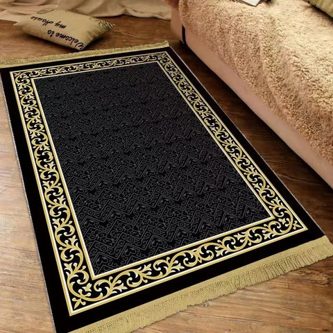 Navak Teppich Islam Dicker Gebetsteppich Männergebetmatte für Muslim Ramadan Verdickte weiche Männergebetmatte Tragbare Gebetsteppiche Kindergebetteppich