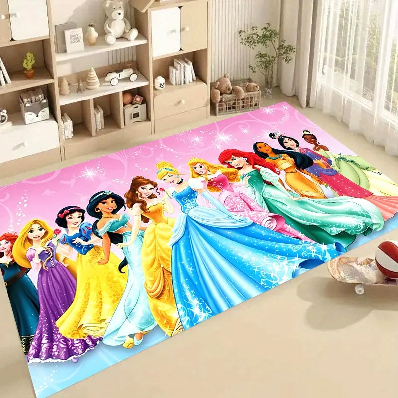 Navak Carpet Daily Picks Disney Princess Portrait Teppich Wohnzimmer Badezimmer Schlafzimmer Bereich Teppich Casual Play 카펫 Matte Badetürmatte Bodenunterlage Spielmatte