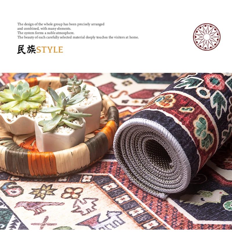 Navak Carpet Persian Corridor Carpet Retro Decoration Home Hall Passageway Runner Rug Non-slip Stairway Carpets Customizable Luxury Aisle Mat