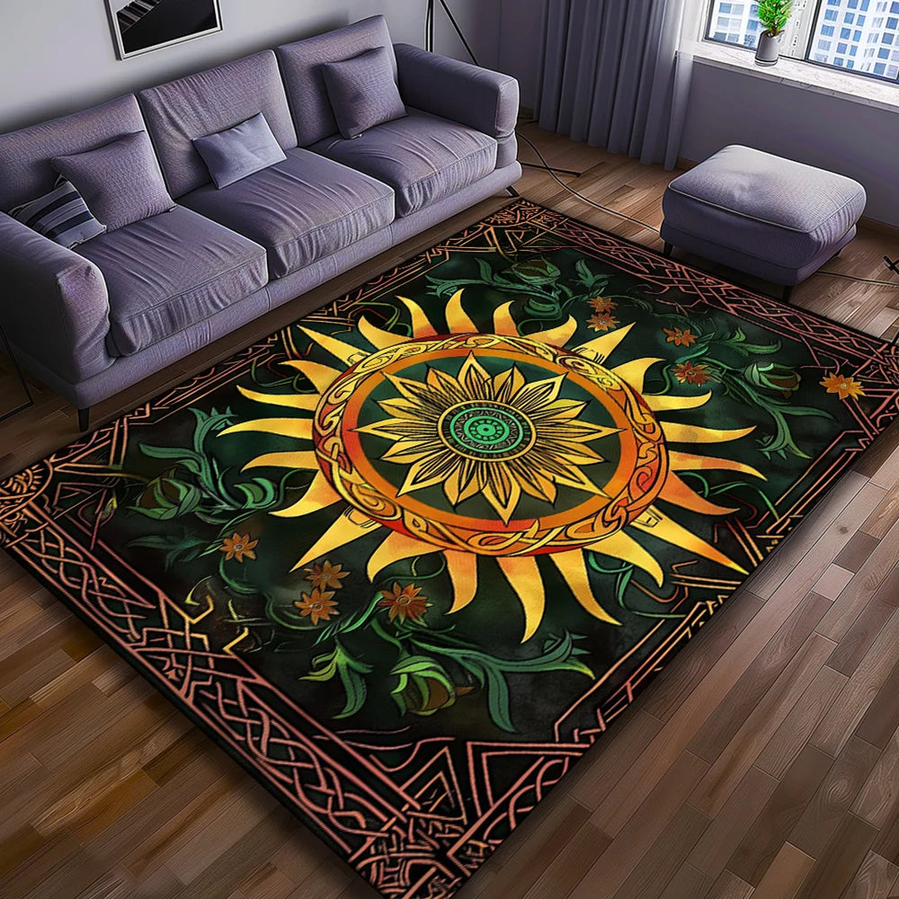 Navak Carpet Kreativer Teppich, strapazierfähige Fußmatte, Stuhlmatte, Sofamatte, bequemer bedruckter Teppich, geeignet für Hotel, Balkon, Flur, Wohnzimmer