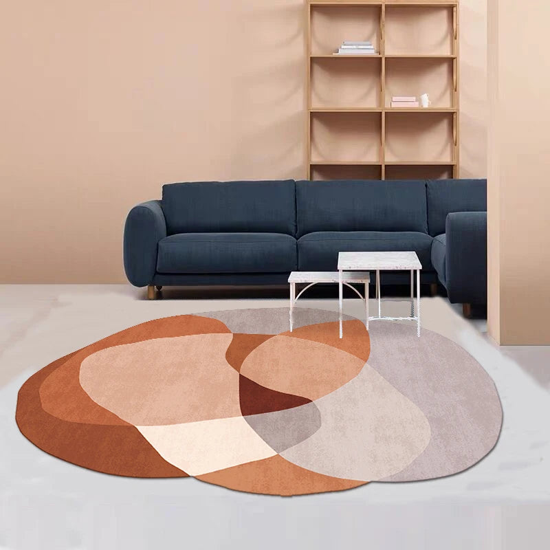 Navak Teppich, unregelmäßige Formen, Wohnzimmer-Dekorationsteppich, nordischer Stil, Teppiche für Schlafzimmer, dicke Plüsch-Lounge-Bodenmatte, flauschig, weich, Arbeitszimmerteppich