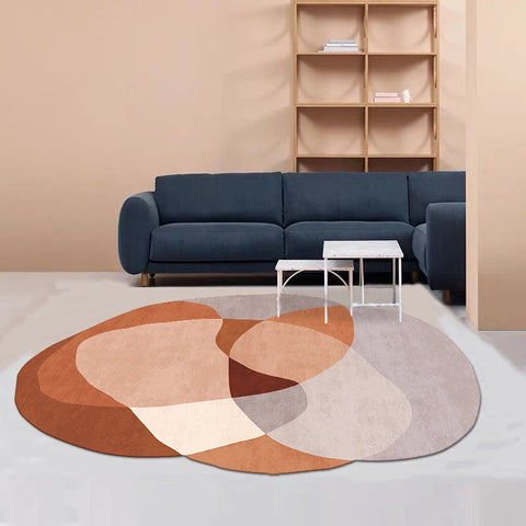 Navak Teppich, unregelmäßige Formen, Wohnzimmer-Dekorationsteppich, nordischer Stil, Teppiche für Schlafzimmer, dicke Plüsch-Lounge-Bodenmatte, flauschig, weich, Arbeitszimmerteppich