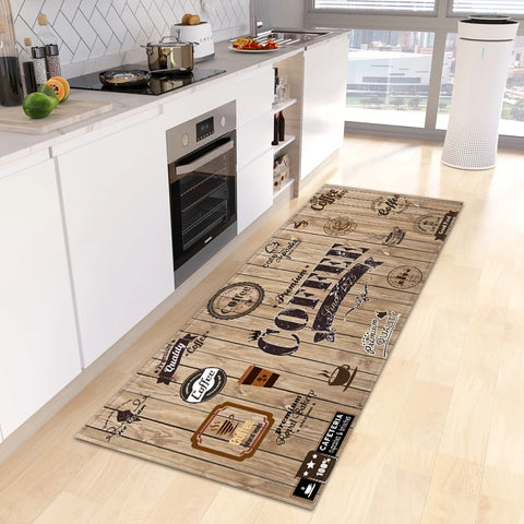 Navak Teppich Küche Bodenmatte Flur Eingang Fußmatte Home Wohnzimmer Kinder Schlafzimmer Dekoration Langer Teppich Badezimmertür Anti-Rutsch Fußteppich