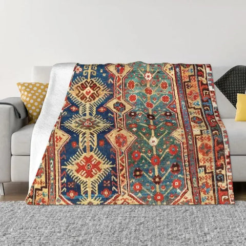 Navak Teppich Sofa Fleece Baluch Flachgewebe Antiker Afghanistan Teppich Überwurfdecke Warmer Flanell Türkischer Kelim Ethnische Kunst Decken Tagesdecken