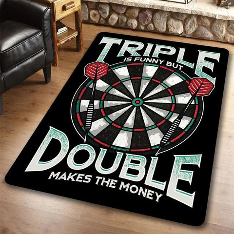 Navak Teppich Spielzimmer Dart Teppich für Wohnzimmer Schlafzimmer Dekorationen Sofa Tisch Große Flächenteppiche Spielzimmer Bodenmatte Ziel Bullseye Alfombra