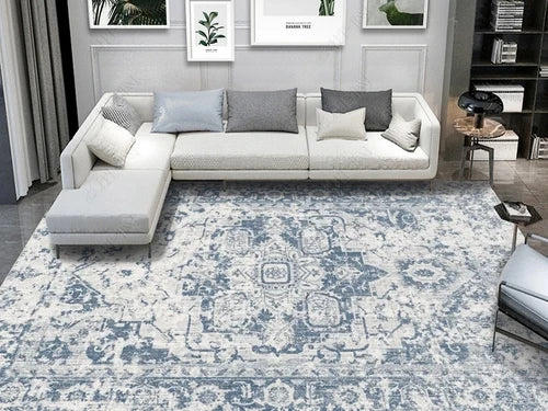 Navak Teppich KristallsamtteppichBohemian Muster Dekorativer Wohnzimmerteppich Tribal Style Marokkanischer Luxus Persischer Schlafzimmerteppich Geometrisch A
