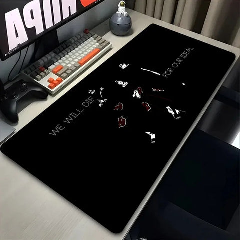 Navak Teppich Laptop Büro Großes Mauspad Anime Shisui U-Uchiha N-Narutos Mauspad Tastatur Gaming Rutschfeste Schreibtischunterlage PC Zubehör Teppich