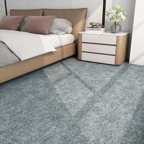 Navak Teppich 40/30/20/1 Stück Selbstklebender Anti-Rutsch-Spleißblock Bodenmatte Teppich Schlafzimmermatte Teppich Wasseraufnahme Küche Wohnzimmer Zuhause