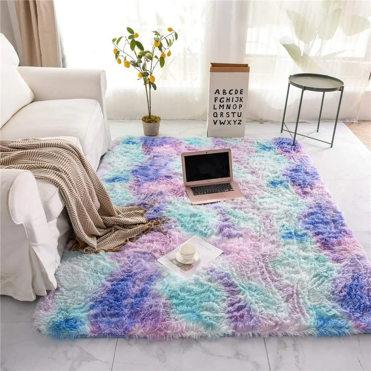 Navak Teppich, weicher, flauschiger Teppich für moderne Wohnkultur, Wohnzimmer, Sofa, Teppiche, Kinderzimmer, Schlafzimmer, Kissen, Batik, Schlafsaal-Teppiche
