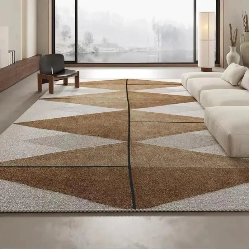 Navak Carpet Exclusive Picks Leichter Luxus-Vliesteppich im skandinavischen Stil für Wohnzimmer, Schlafzimmer, Nachttisch, rutschfest, dekorativer Heimteppich
