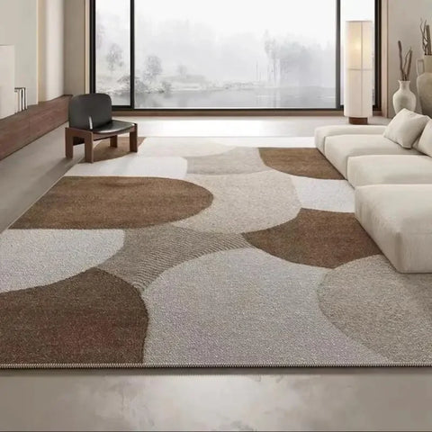 Navak Carpet Exclusive Picks Leichter Luxus-Vliesteppich im skandinavischen Stil für Wohnzimmer, Schlafzimmer, Nachttisch, rutschfest, dekorativer Heimteppich