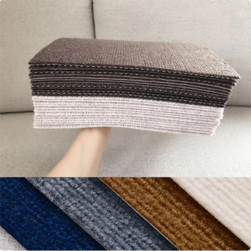 Navak Teppich 40/30/20/1 Stück Selbstklebender Anti-Rutsch-Spleißblock Bodenmatte Teppich Schlafzimmermatte Teppich Wasseraufnahme Küche Wohnzimmer Zuhause