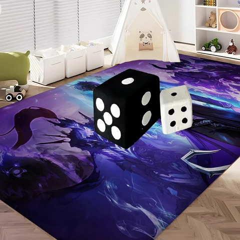 Navak Carpet Anime Solo L-Leveling Gaming-Fußmatte für den Eingangsbereich, waschbar, rutschfest, für Wohnzimmer, Sofa, Stühle, Bereichsmatte, Küche, Willkommens-Fußmatte