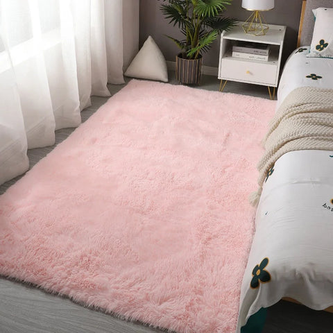 Navak Teppich Rosa Schlafzimmer Teppich Für Kinderzimmer Niedliche Mädchen Boden Weiche Matte Wohnzimmer Dekoration Weiß Flauschige Große Kinder Nachttisch Teppiche