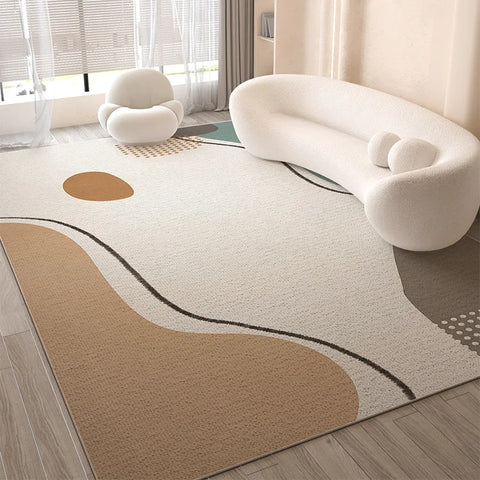 Navak Teppich, nordischer Stil, Kristall-Samtteppich, Wohnzimmer, Schlafzimmer, Bettdecke, fortgeschrittenes antikes Sofa, leichte Luxus-Couchtischdecke