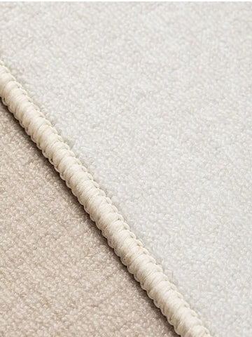 Navak Teppich Wohnzimmerteppich Rund Einfach Leicht Luxus Schlafzimmer Teppiche Schwarzer Ring Geometrischer Teppich Schmutzabweisend Drehstuhl Teppiche Alfombra
