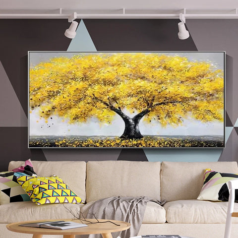 Navak Teppich Abstrakte Baum Wand Kunst Baum Des Lebens Leinwand Malerei Moderne Gold Baum Poster Druck Für Büro Schlafzimmer Wohnzimmer wohnkultur