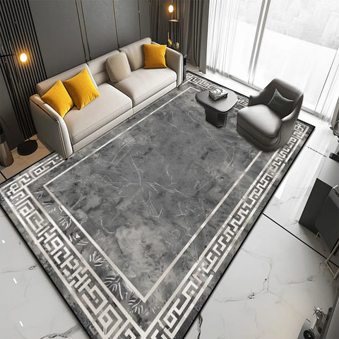 Navak Carpet New Nordic Style Carpets for Living Room Grey Purple Modern Room Decor Large Rug Home Non-slip Entrance Door Mat Bedroom Tapete